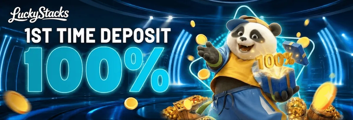 Lucky Stacks 100% first-time deposit offer