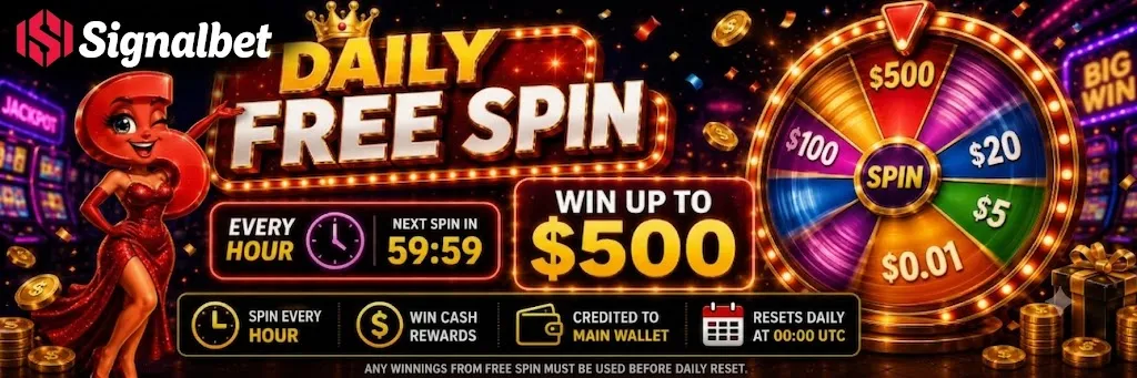 Signalbet daily free-spin offer